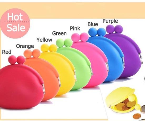OEM Factory Promotional Fashionable Mini Silicone Coin Key Purse/Custom Printe Coin Purse