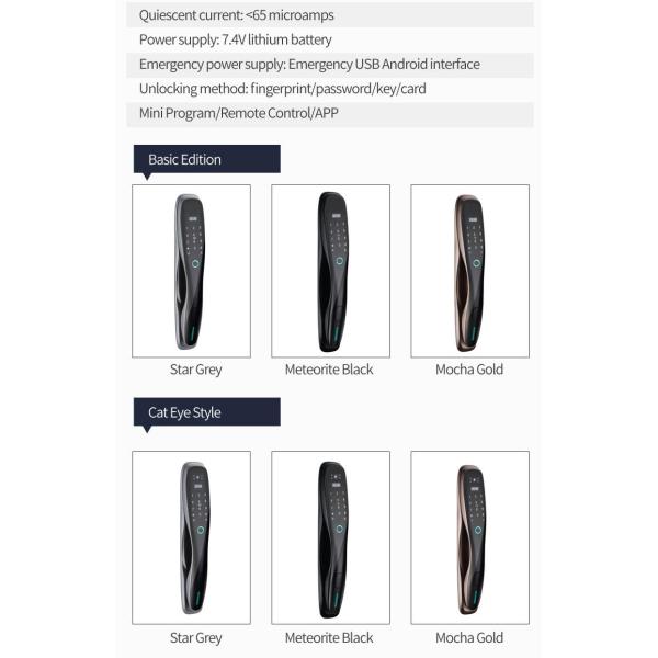 USmart Go Security Camera Door Lock Офисное приложение с включенным дверным замком