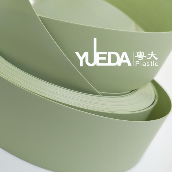 Fresh Light Green Edge Banding Skin Feeling Plastic Edgebanding Scratch Resistant
