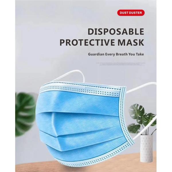 FDA CE 3 Ply Disposable Surgical Face Masks Non Woven Medical Mask For Adult