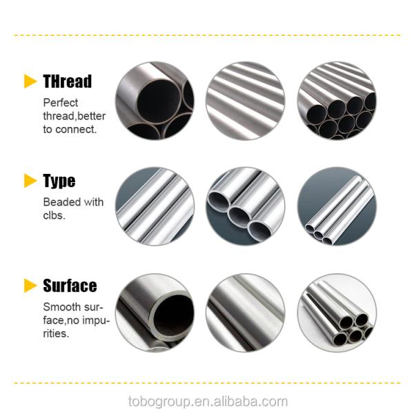 ASTM Welded Stainless Steel A312 Sch40 Tubing Pipe For Building Material