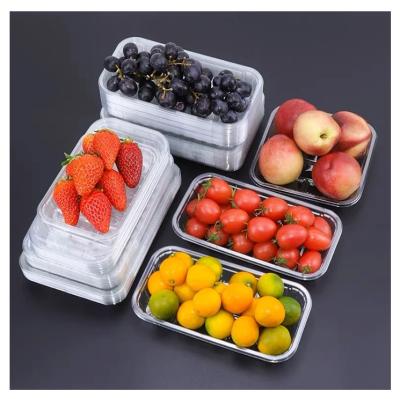 Clamshell Disposable Plastic Food Containers Recyclable Clear PET Bakery Box