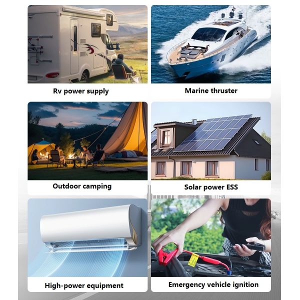 CLF Square Lithium Battery Pack 24V 80Ah High-Power Energy Storage Lithium-Ion External Battery