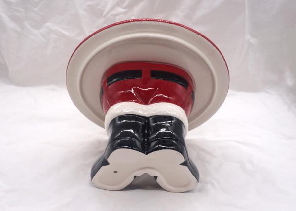 Santa Feet Shoes Christmas Cake Stand For Holiday Christmas Decoration