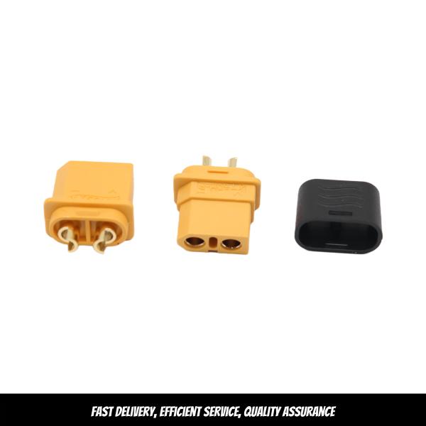 XT60H Connector , Compact Male And Female Plug Connector With Sheath Shell