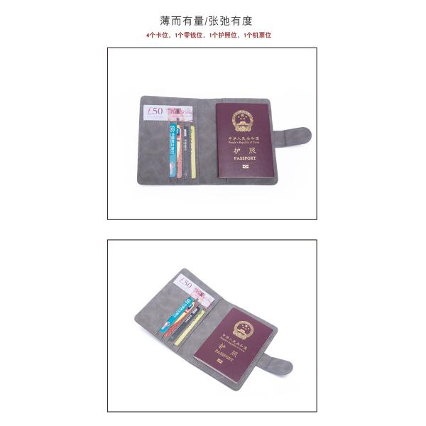 ANTI-THEFT NEW TRAVEL MULTI-FUNCTIONAL PASSPORT TICKET DOCUMENT PROTECTION CASE RFID BUCKLE CARD BAG