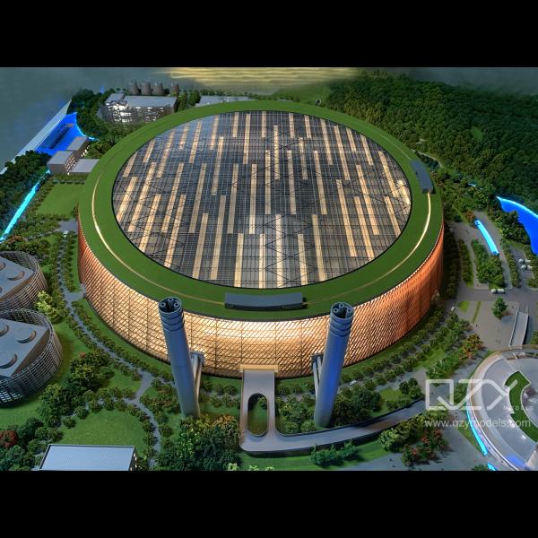 Модель башни - Shenzhen Energy Group-1/200 Модель Longgang