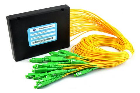 Single Mode / Multimode Fiber Optic Plc Splitter 1*32 Moudle Customized Length