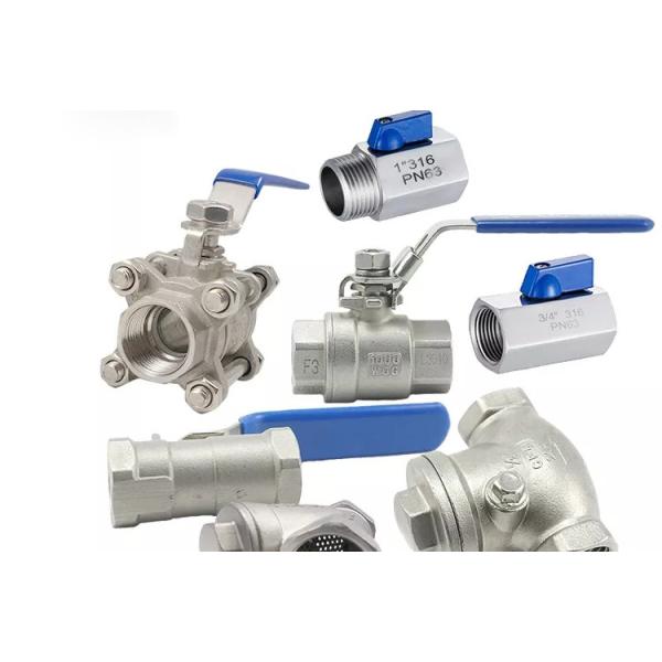 Threaded Female One Piece Stainless Steel Valves For Hydraulic Engineering