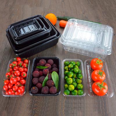 Alimento congelado FDA transparente retangular Tray Packaging do ANIMAL DE ESTIMAÇÃO