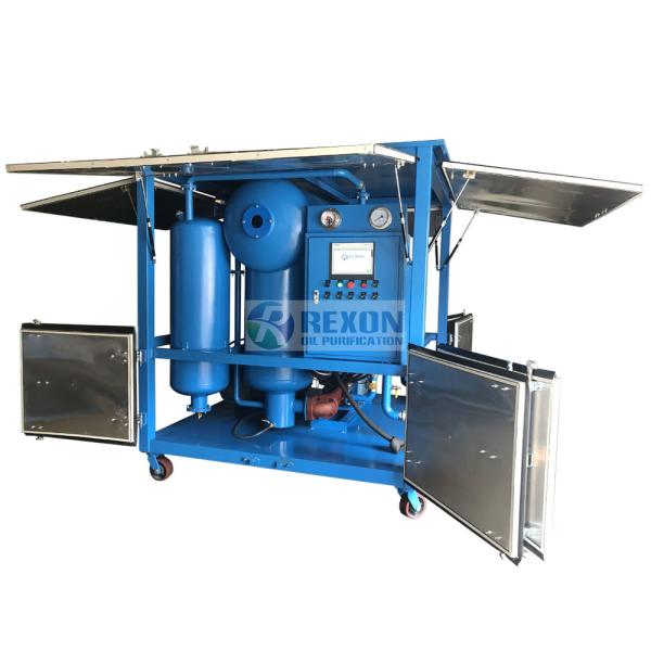 Weather Proof Type High Capacity Vacuum Insulating Oil Purifier Machine 18000Liters/Hour