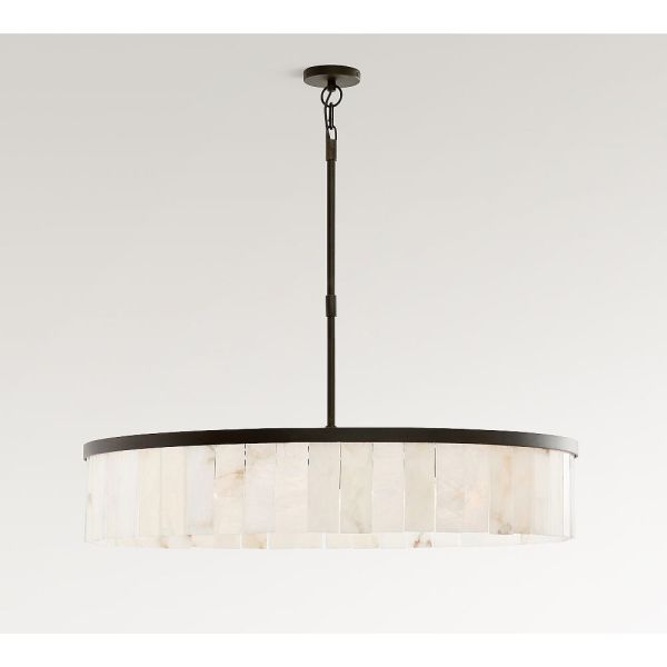 Brass Body Adjustable Height Pendant Light with 50000 Hours Lifespan for Modern Indoor Lighting