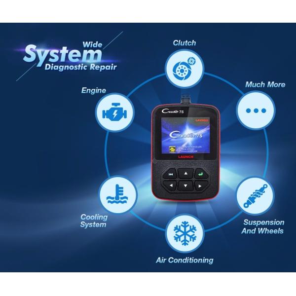 Original Launch X431 CReader 7S Code Reader add Oil Reset Function CReader 7 Plus Update Via Official Website