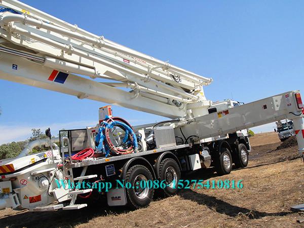 caminhão concreto 40X-5RZ da bomba concreta de equipamento de construção do alcance vertical de 40m