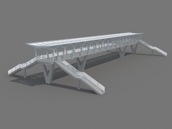 Pedestrian Bridge, Footway bridge, Light steel bridge,prefabricated steel bridges
