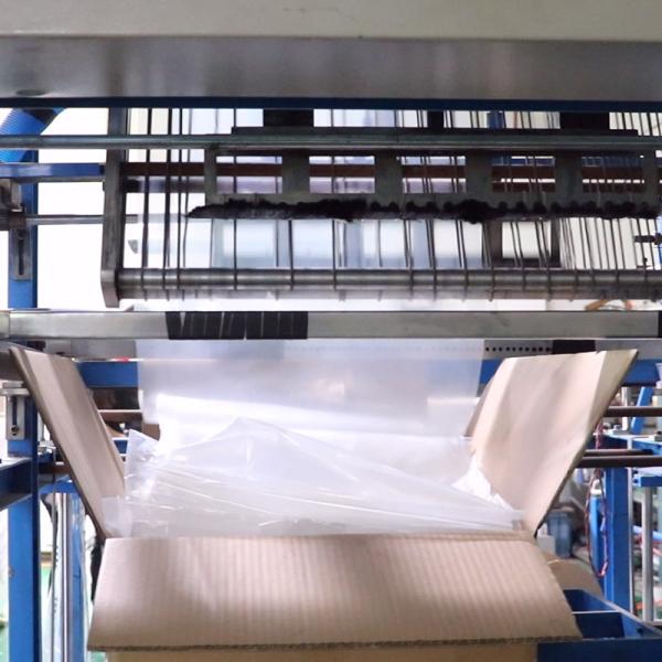 Ясный вентилятор LDPE сложил Pre раскрытые сумки 15