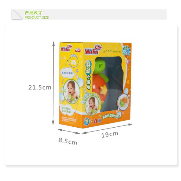 British Fun 0-3 years baby infant swimming bath dabble naughty little frog bath toy