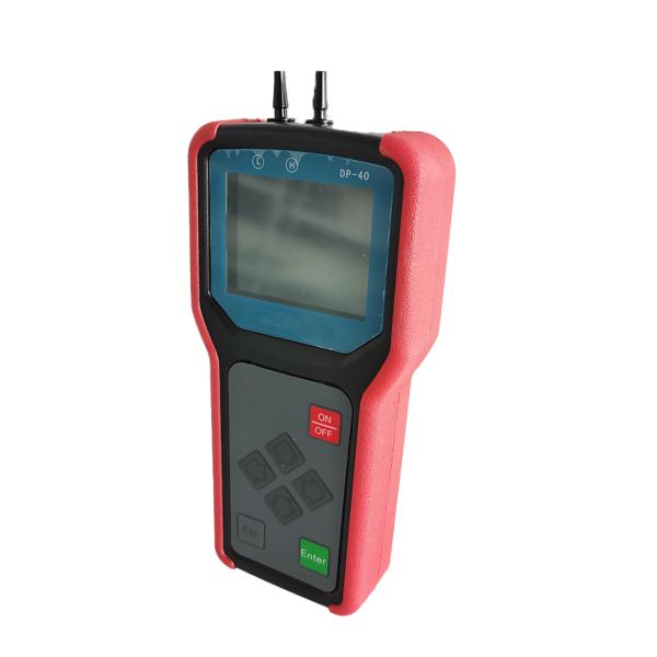 Medidor de presión diferencial digital DP-40, rango ±500Pa