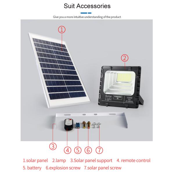 Decoration Home Yard Solar Flood Light Solar Powered Outdoor