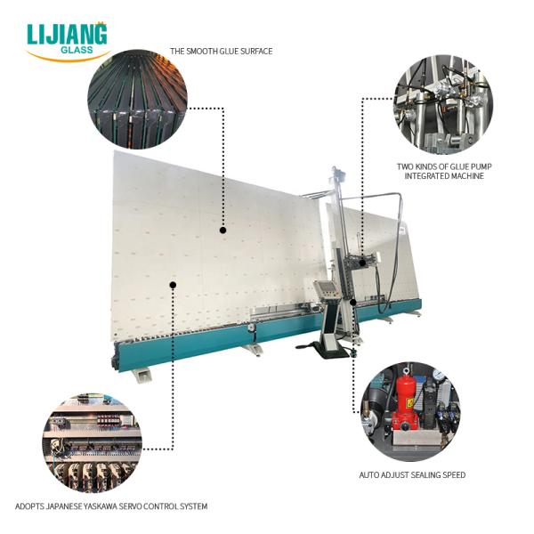 2 изолируя стеклянная герметизируя спичка робота 40m/min к линии 2500x4000 Mm IG
