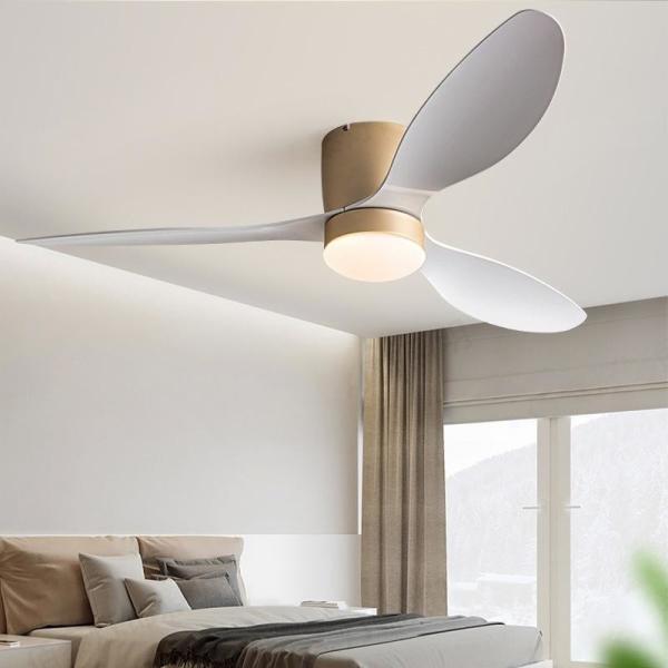 48 Inch 52 Inch ETL CE Certificated Indoor Living Room Bedroom Remote Control Bldc Ceiling Fan with Light