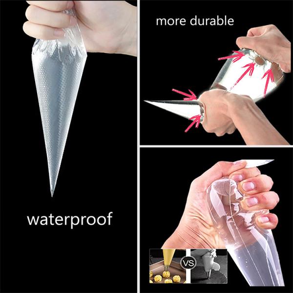 Размер сумки 32*18cm безопасного устранимого печенья пластиковый пуская по трубам для торта