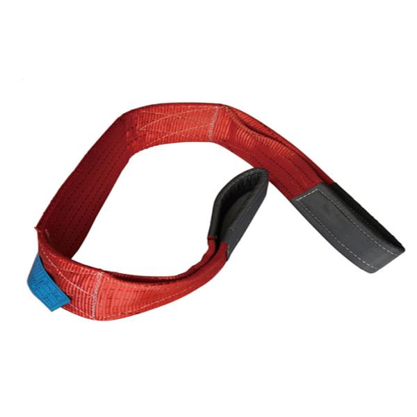 ポリエステル シングルまたはダブルの層持ち上がるウェビングの吊り鎖1000 - 50000厚さ5mm - 300mm