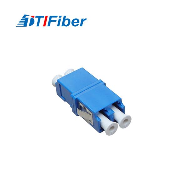 Duplex PC UPC APC LC Fiber Optic Adaptor With Low Insert Loss