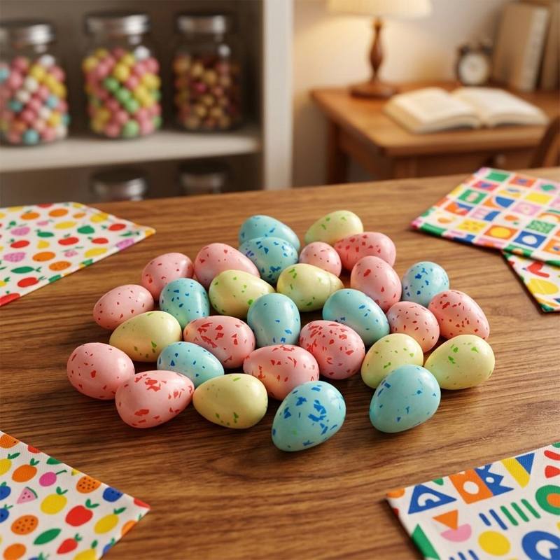 Dinosaur Eggs Shaped Fruit Flavor Bubble Gum Colorful Hollow Sweet Chewing Gum Candy