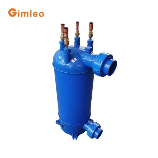 Custom Evaporator / Condenser Heat Exchanger With Welded Titanium Tube