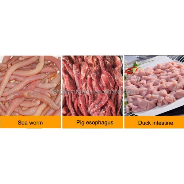 Stainless Steel Duck Intestine Cutting Washing Machine/Poultry Pork Small Intestine Chicken Cutter Machine