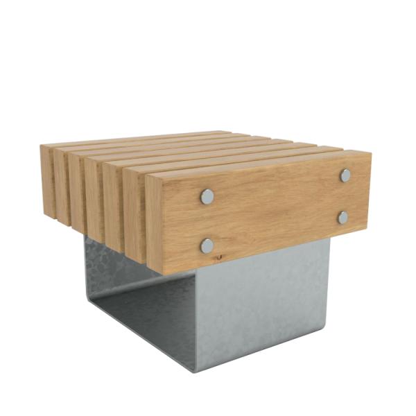 Суд торгового центра длинного металла цены по прейскуранту завода-изготовителя Суда улицы Commerical Backless на открытом воздухе твердый деревянный