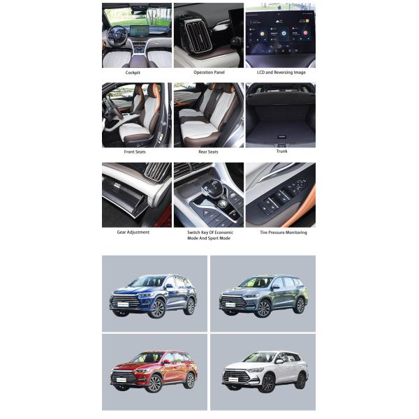 Новые энергетические транспортные средства EV BYD Song Pro Электрический автомобиль SUV Гибридный DM-I