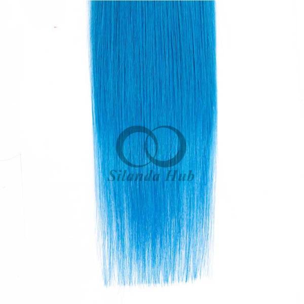 #T1B/Blue Straight Remy Human Hair Bundles Sew In Weave Bundles Brazilian Bundle Deals
