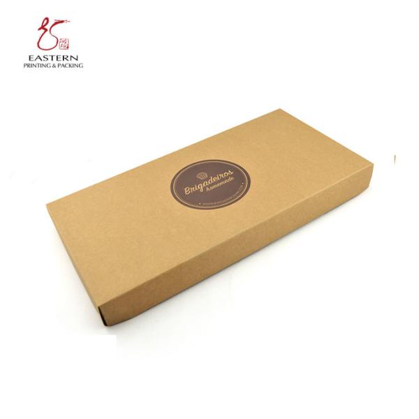Kraft cardboard packaging box for chocolate | food paper packaging boxes