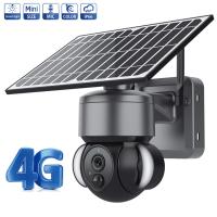 Câmara de segurança solar impermeável de IP66 WiFi 4G para a fiscalização exterior