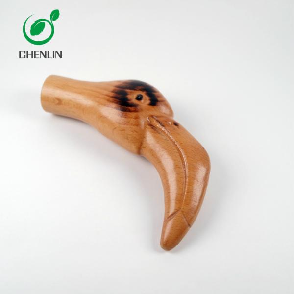 OEM ODM Mens Umbrella Wooden Handle With Black Walnut Material