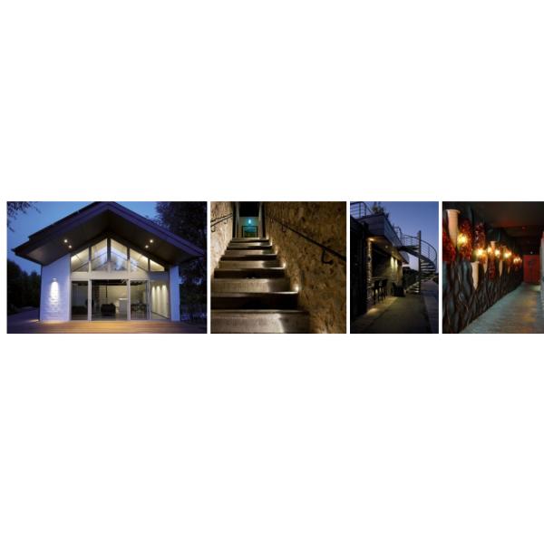 Светодиодные мини-бамбуковые трубные настенные фонари 1W IP65 RGB 2700-6500K