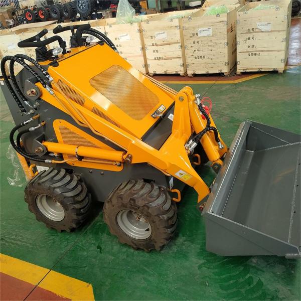 Euro5 EPA Mini Crawler e Carregador de Roda de Direção de Deslizamento Capacidade de Operação nominal 400 kg