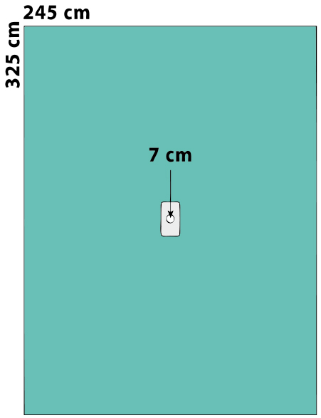 Quirúrgico disponible material de la extremidad superior de los PP SMS cubre con los tenedores del tubo