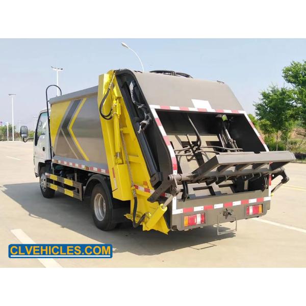 600P 130hp 7CBM ISUZU Garbage Truck Diesel Engine For Municipal Collection