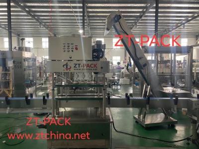 2.4kw Cap Tightening Machine Stainless Steel 5000bph 0.5mpa Lid Press Machine
