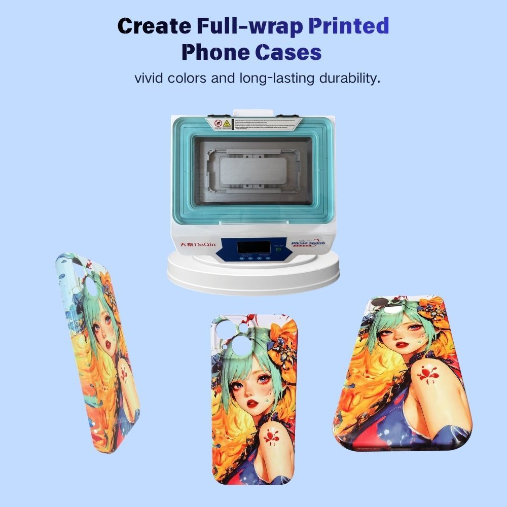 Multi-Color 3D Sublimation Printing Machine with 360° Vacuum Full-Wrap Technology and 110-240V AC Wide Voltage