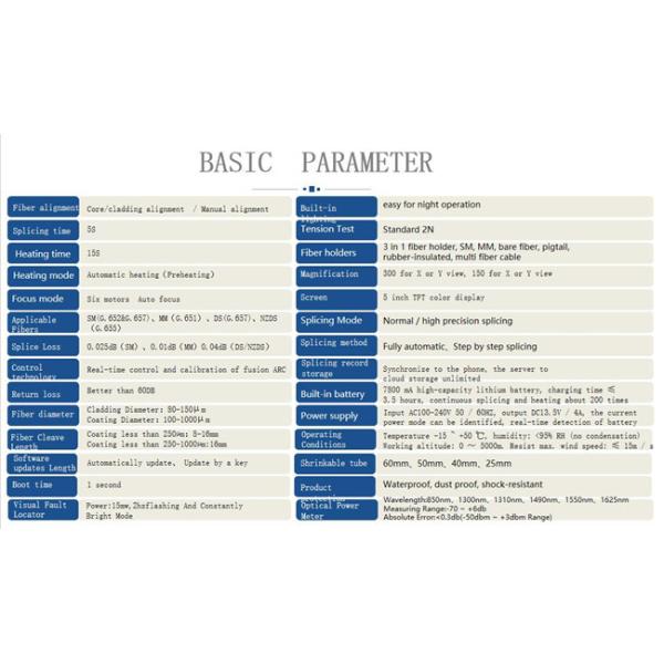 FTTH Signalfire Fiber Optic Splicing Machine Fusion Splicer 10 Languages AI-9