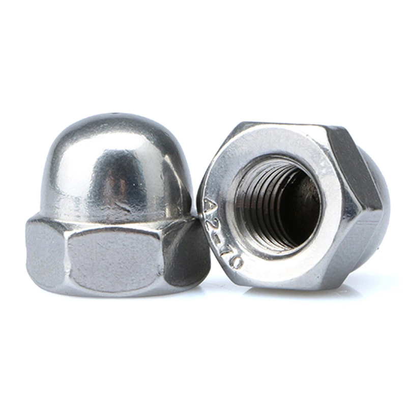 DIN1587 Cap Stainless 304 Steel Nut M4 - M12 Outer Hexagon