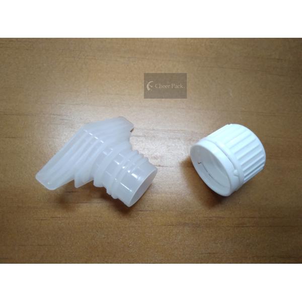 El tipo antirrobo canalón plástico del anillo capsula la categoría alimenticia con el color blanco