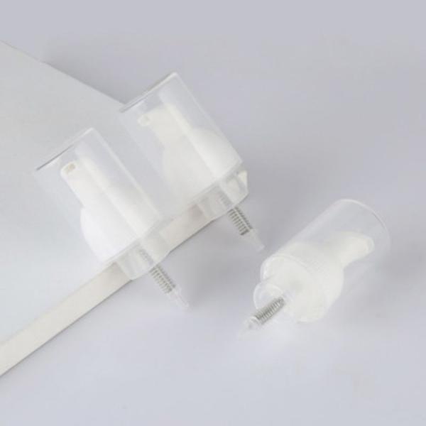 28mm Plastic Foam Dispenser Pump with Special Nozzle and 100ml Capacity for Customized Skincare Applications