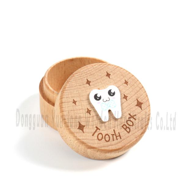 Premium Wooden Tooth Box for Kids – Personalized Keepsake Box for Storing Baby Teeth and Memorabilia – Durable Tooth Fairy Box with Secure Lid for Safe Storage and Special Moments