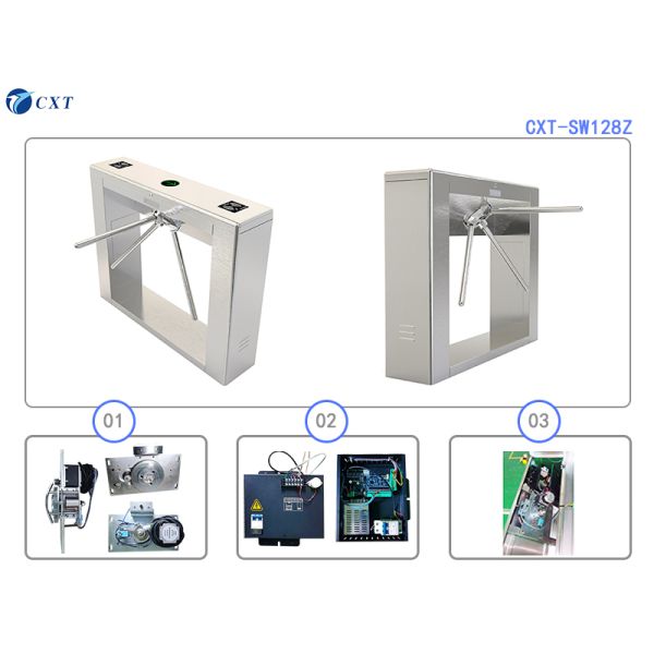 Torniquete de trípode con nivel de protección 54 y control DC24V