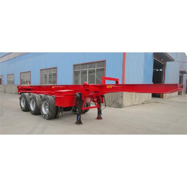 ABS Anti-lock Braking System 20 FT Double Axle Container Trailer Chassis Semi Trailers